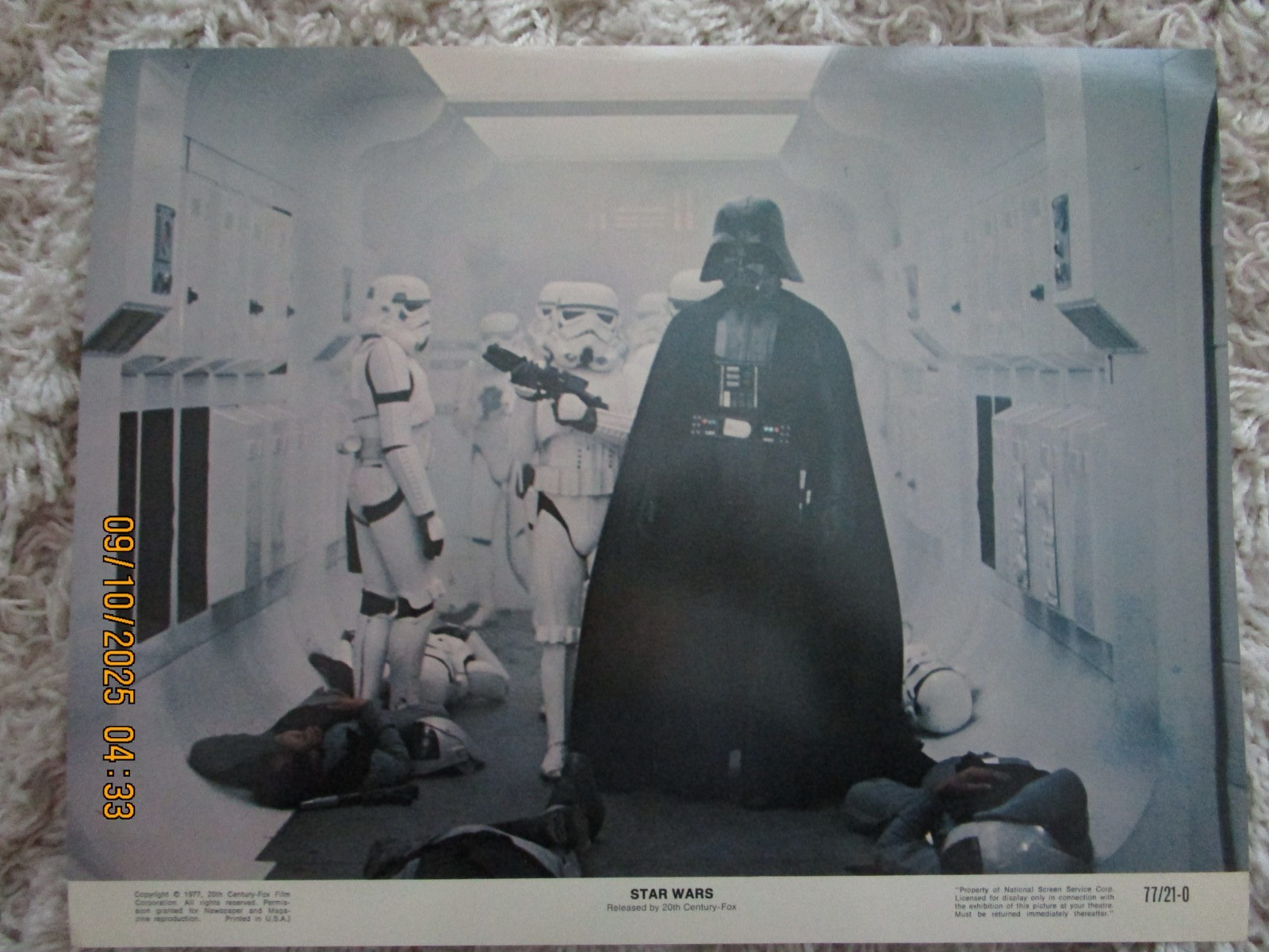 Vintage Original 1977 Star Wars Movie Lobby Card Set 77/21-0 Lot of 8 11x14