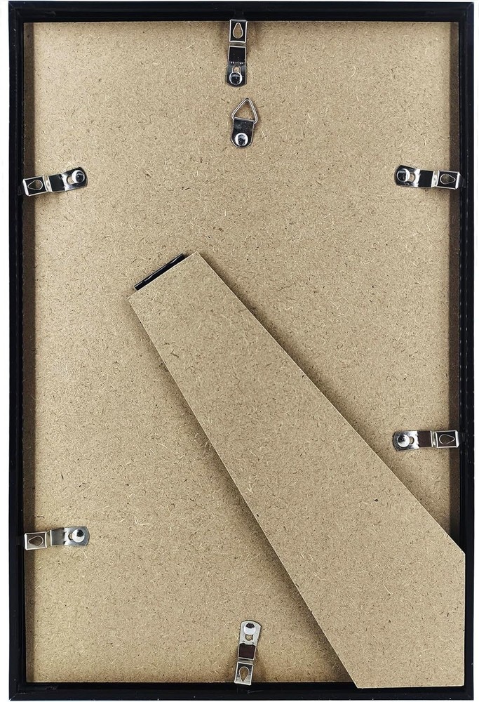 Stylish Black Comic Book Frames with UV Protection - 8 Pack Display Solution