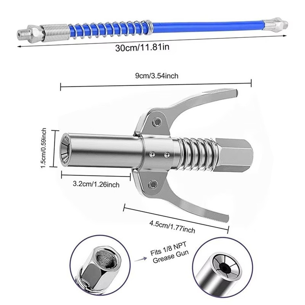 Quick Release Lubrication Coupling, Grease Nipple, Hose Coupling, Double G3107