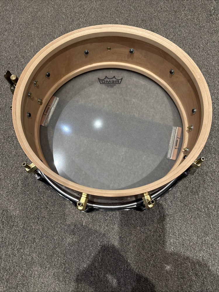 Noble & Cooley 5x14” Maple Solid Shell Limited Fractal Pattern Snare Drum NICE!!