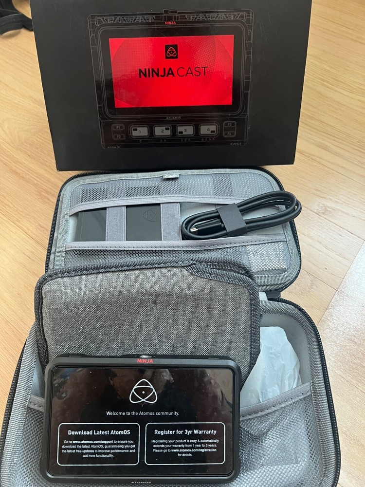Atomos Ninja V with X Cast bundle (ATOMNJACS1) ATOMNJVA01 & Cast Module + PSU