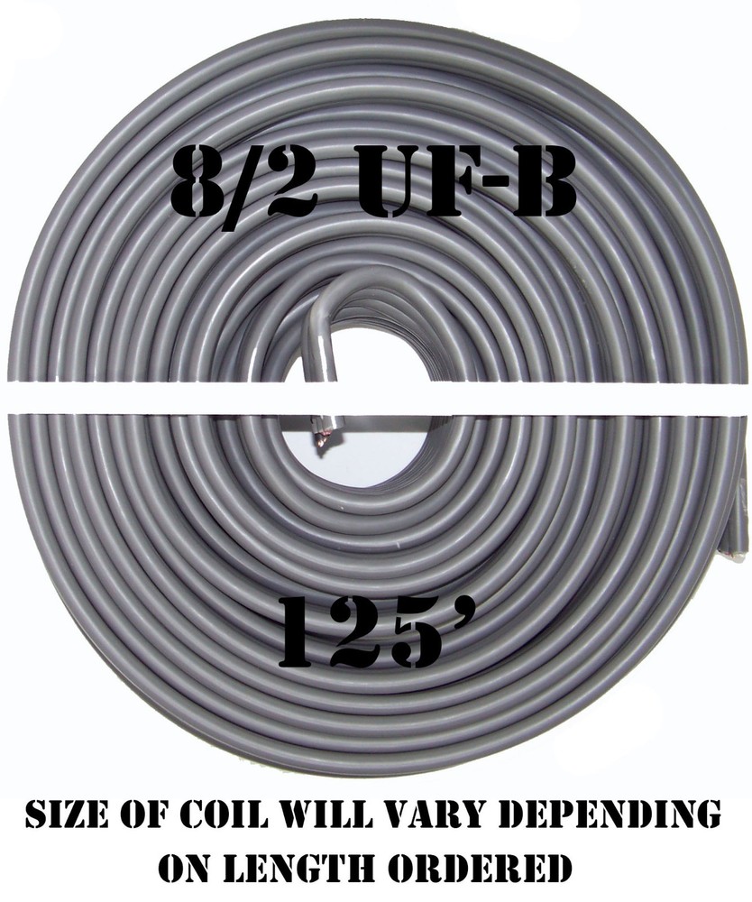 Cable Cabana 8/2 UF-B x 125' Underground Feeder Cable