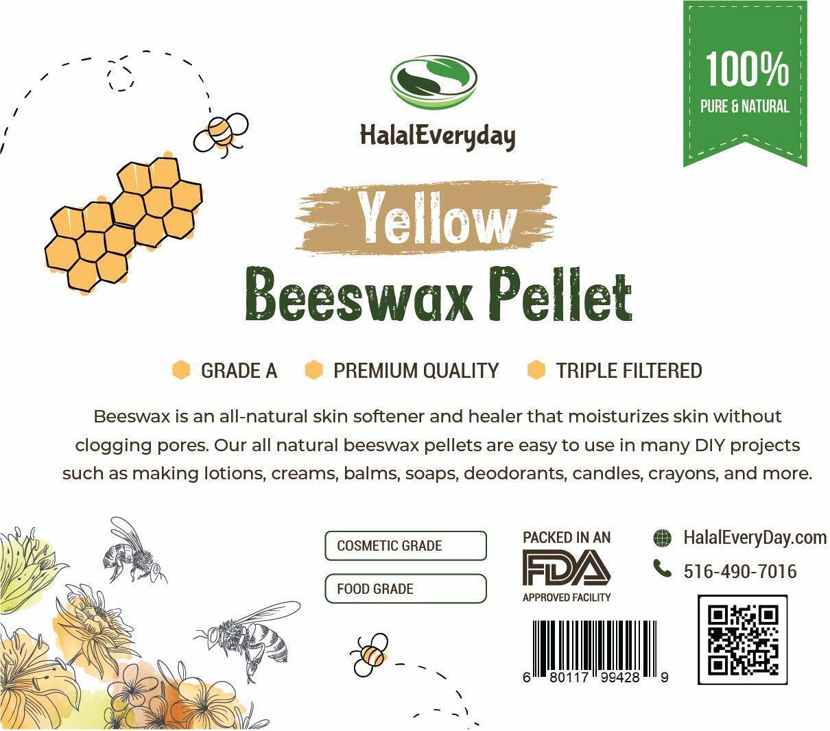 Beeswax Pellets White & Yellow 100% Pure Organic Pastilles Beads Bulk Wholesale