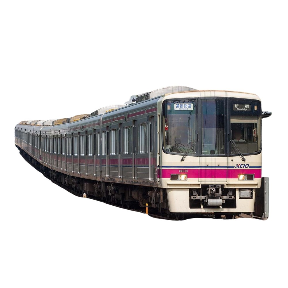 N gauge Keio 8000 series 8708 formation split formation basic 6-car