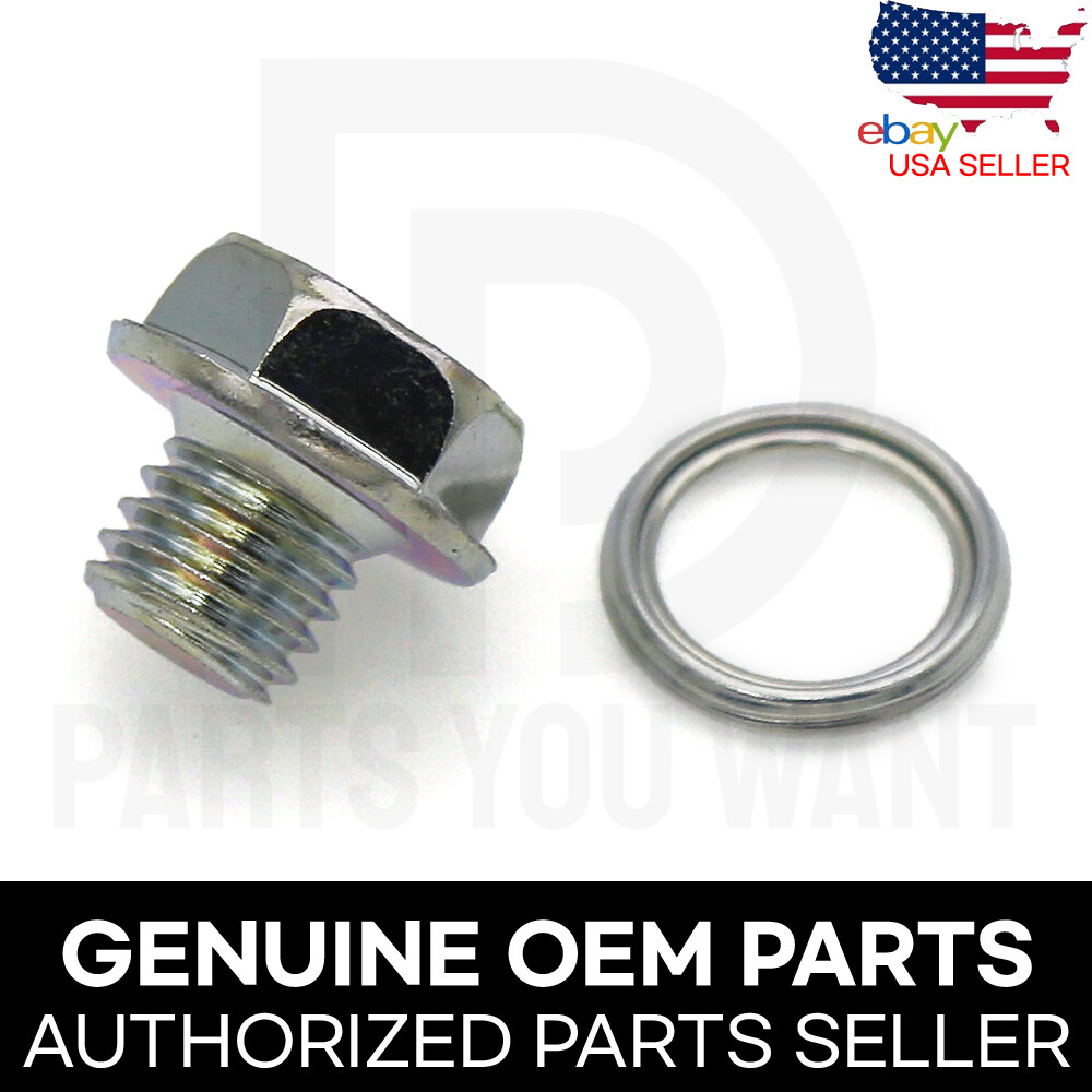 GENUINE Toyota Lexus OEM Transmission Drain Plug 90341-10011 Gasket 35178-30010