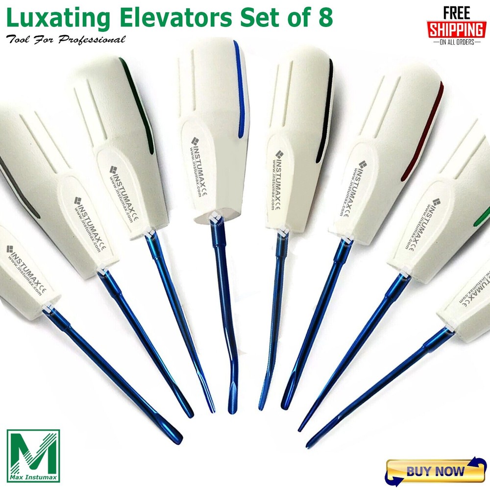 Instumax Surgical Luxation Instruments Dental Tooth Extraction Root Elevators CE