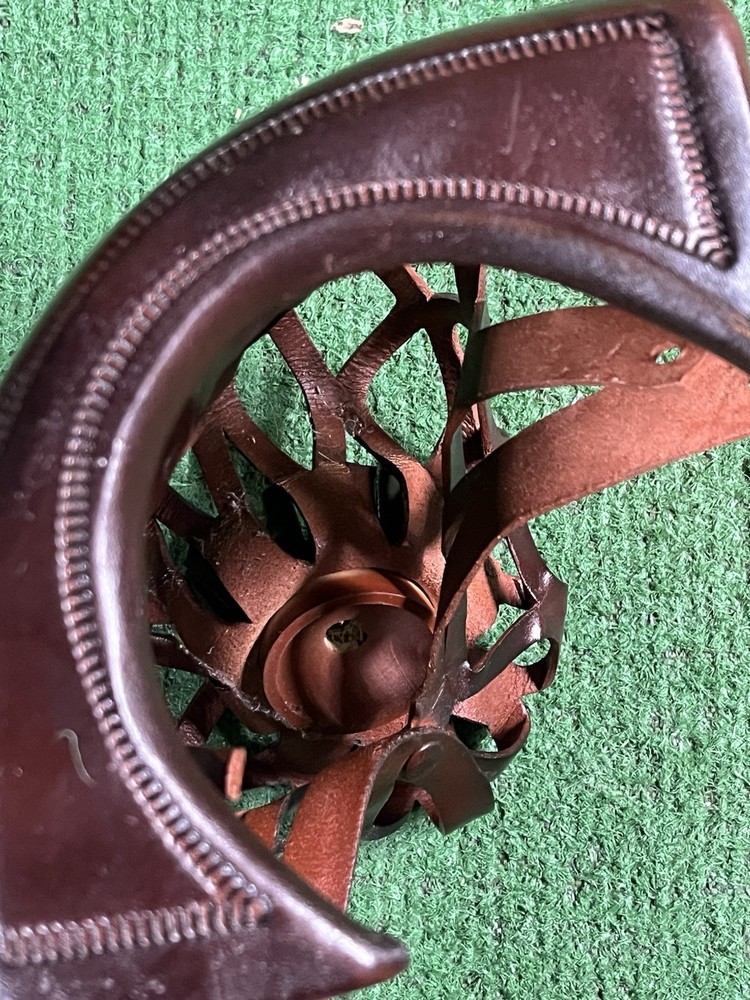 Corner Pockets Replacement Pool Table Brown Leather Fringe Basket Weave
