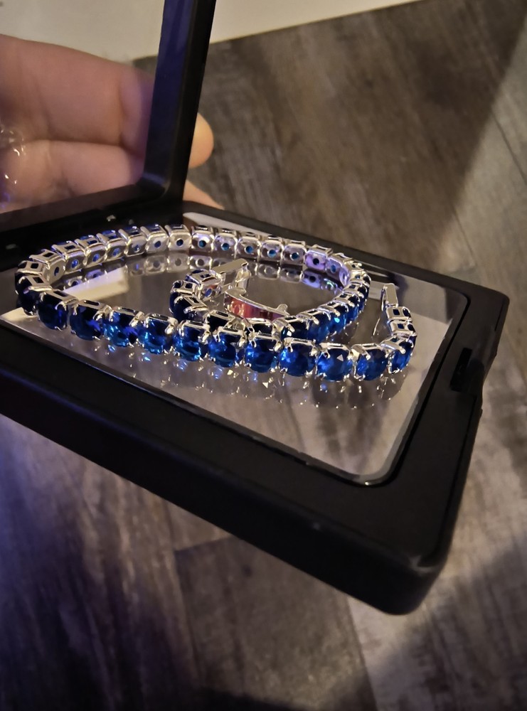Open Box Apsvo Sapphire September Birthstone Clamp Bracket