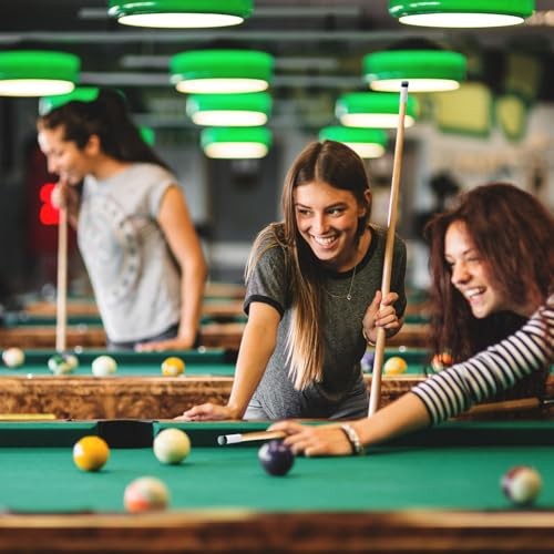 AccEncyc 12 Set Billiard Cues Tips Replacement Pool Cue Tips with White Pool