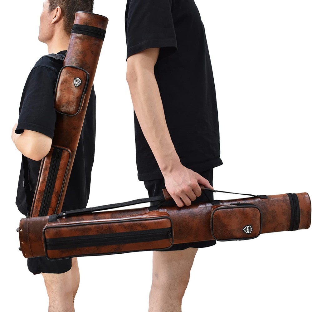 2x2 Hard cue case Pool Cue Billiard Stick Carrying Case