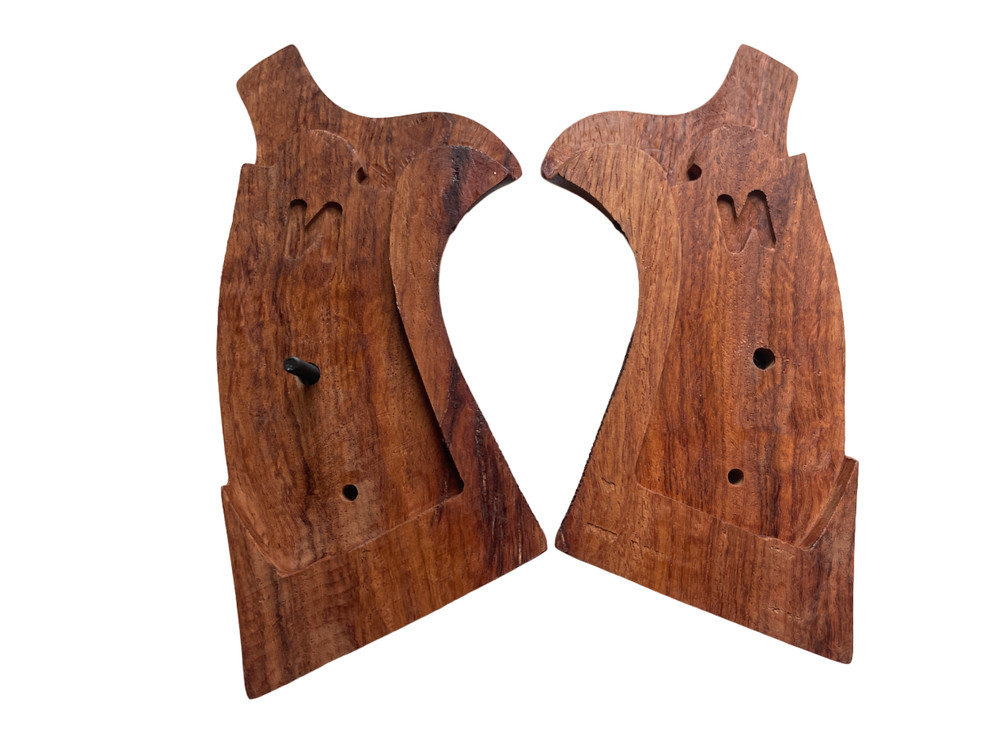 Conversion Grips for S&W, N FRAME ROUND BUTT, Rough Texture Opened Back