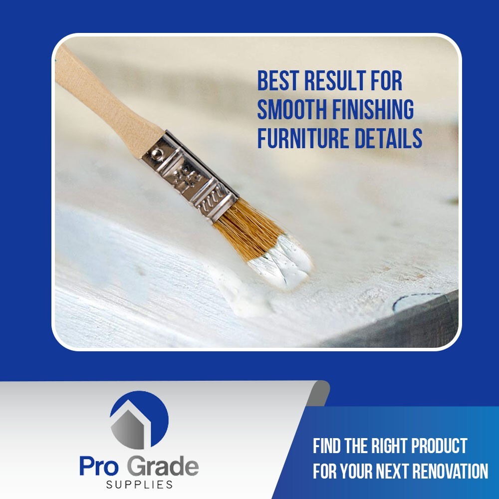 36 Pk- 1/2 inch Chip Paint Brushes for Paint, Stains,Varnishes,Glues,Gesso