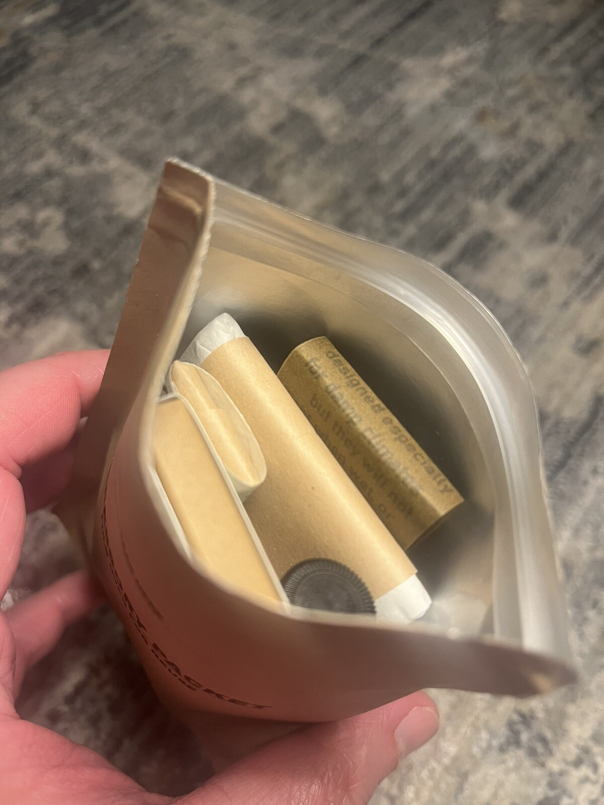 US Korean War Food Packet Individual Assault - Fully Edible Reproduction Ration