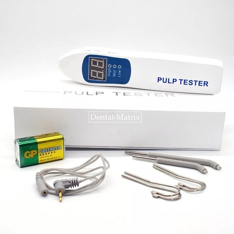 Dental Endo Oral Electric Pulp Tester Teeth Nerve Testing Vitality Device Kit