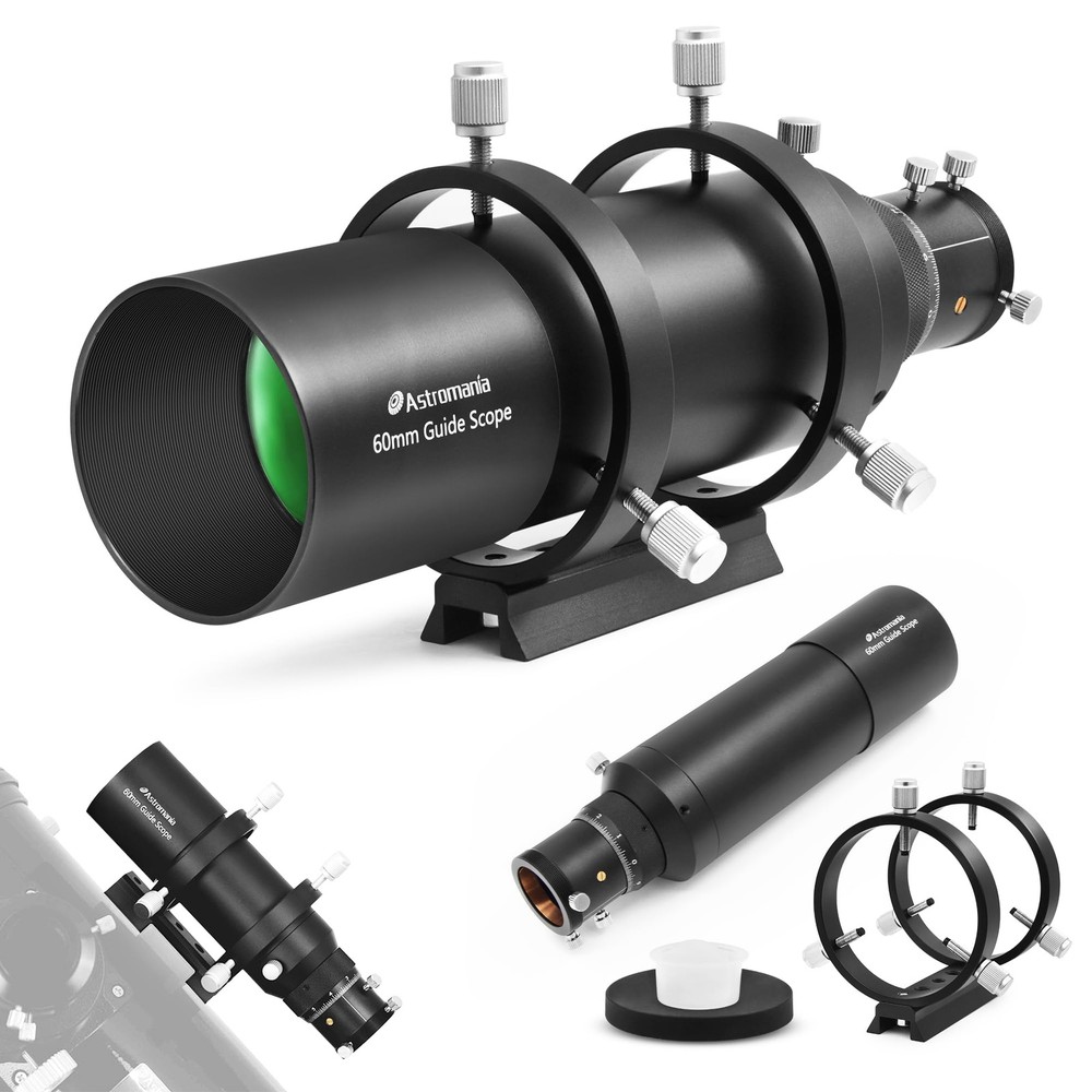 Guide Scope 60mm FMC Compact Finder Guide Scope Kit with Double Helical Focus...