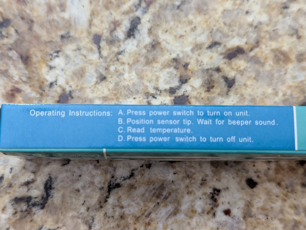 Digital Thermometer with automatic alarm DT-01 (B)