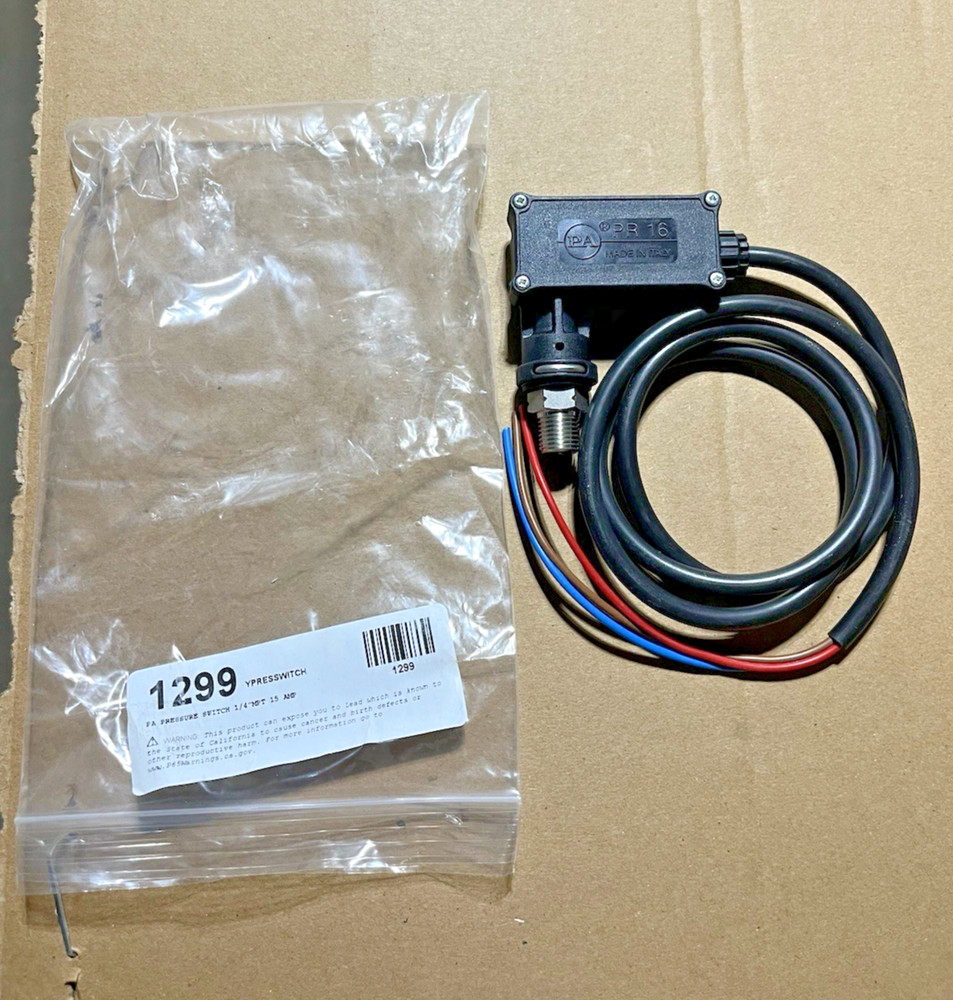 Pressure Switch Pressure Washer 1/4”MPT 3wire 15amp