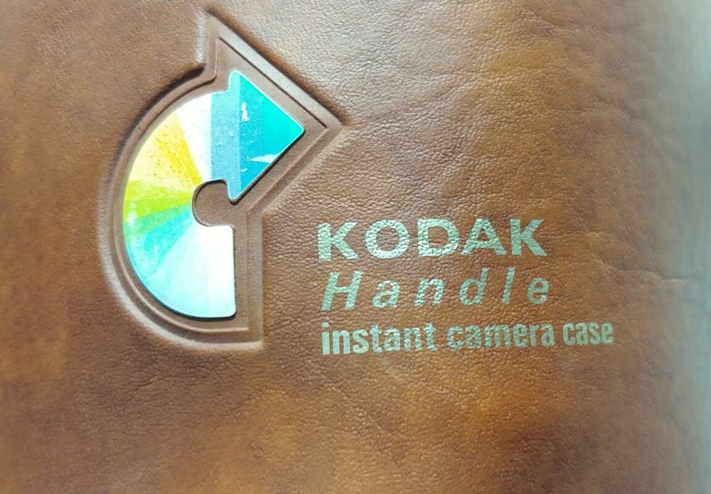 Vintage Kodak Handle Instant Camera Case Mint Condition Brown