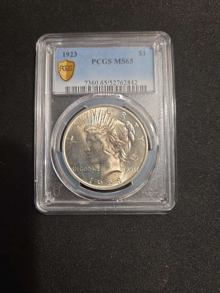 1923 Peace Silver Dollar PCGS MS65