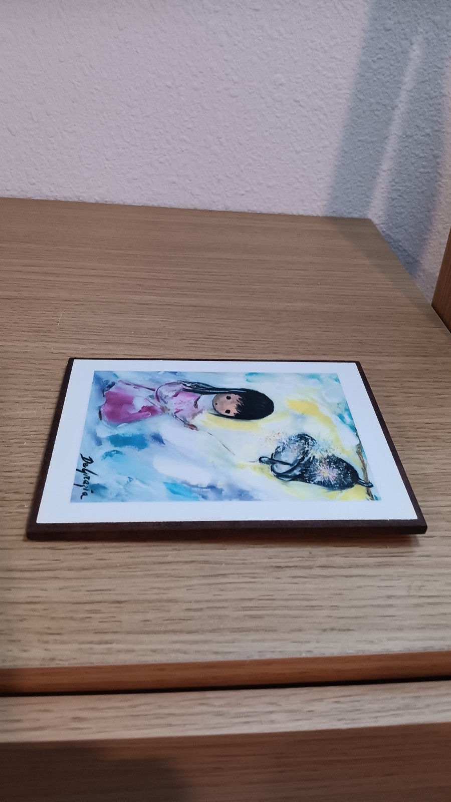 Vintage De Grazia BELL OF HOPE Wall Decor