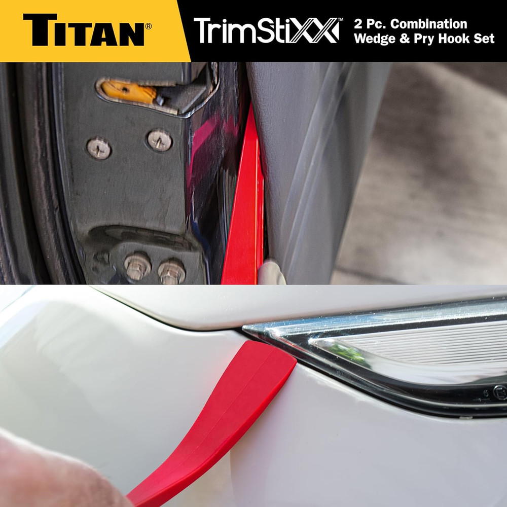 Titan 2-Piece Wedge and Pry Hook Set Combination Tool Set