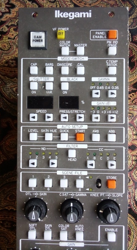 Ikegami OCP-790 Camera System Operation Control Panel w/ Joystick