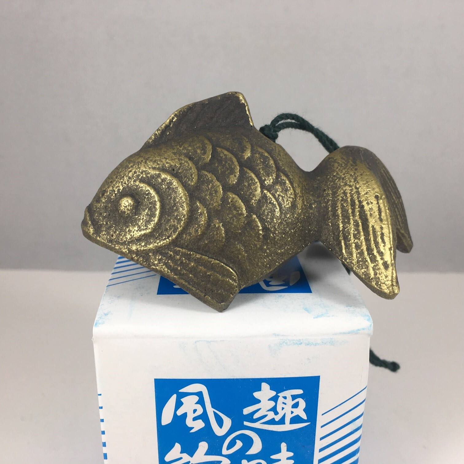 Japanese Wind Chime Nambu Cast Iron Kingyo Golden Goldfish Bell Made in Japan