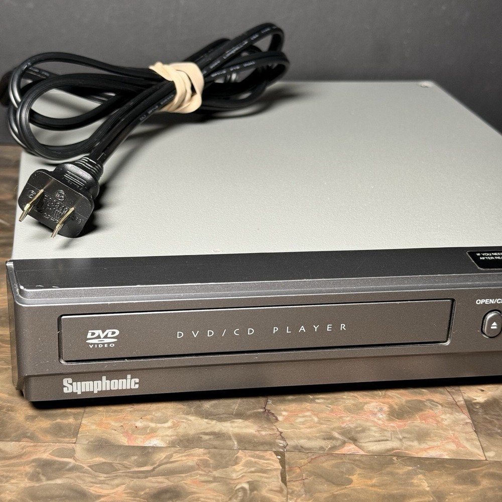 Symphonic WF104 DVD/CD Player NO REMOTE TESTED