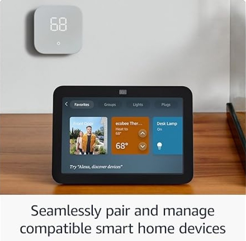 🔥 Amazon - Echo Show 8 (3rd Generation) 8" Smart Display with Alexa - Charcoal