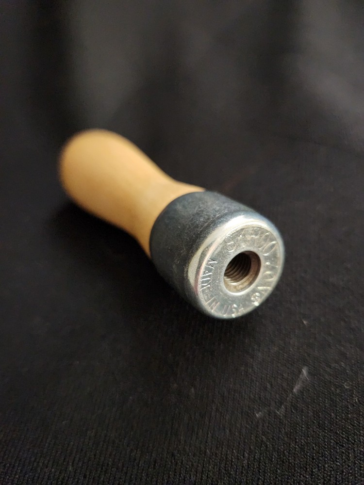 6-Assorted Nicholson Files, Knife, Flat & Simons Triangular, w/ SKROO-ZON Handle