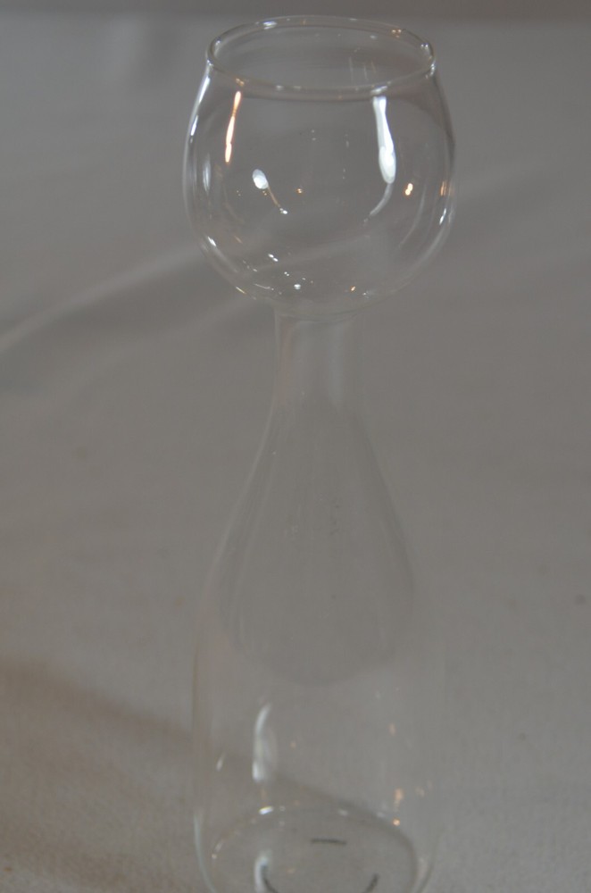 Wine Bottle / Bottle with Glass On Top