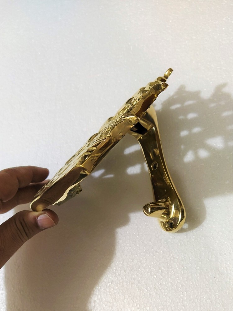 Brass Palm Tree Door Knocker Solid Brass 5.5 inches