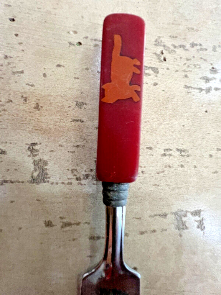 Vintage Bakelite Child's Cat Fork