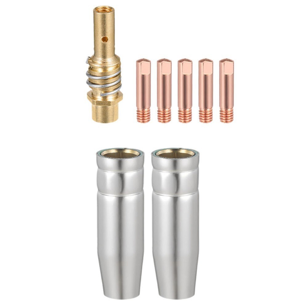 8PCS for MIG Welder Accessory Kit For 15AK with M6 Gas Diffuser and Tips