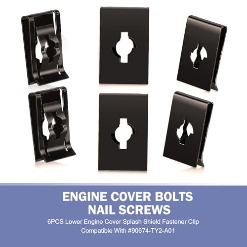 MLY 14 PCS Lower Engine Cover Skid Plate Screw, Engine Splash Shield Hardware