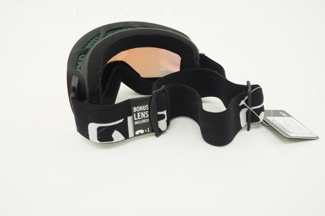 New! Giro Article Adult Winter Sport Goggles Black Wordmark w/ VIVID Ember Lens