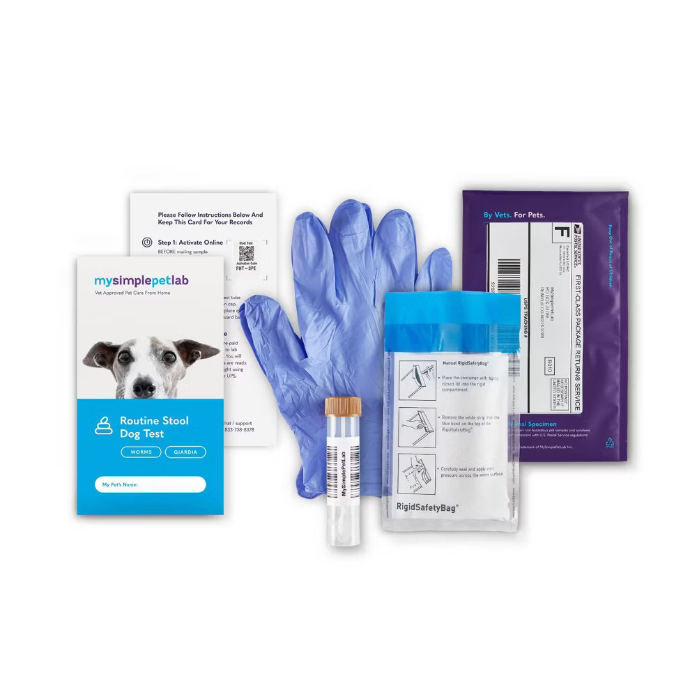 MySimplePetLab Dog Routine Stool Test Kit