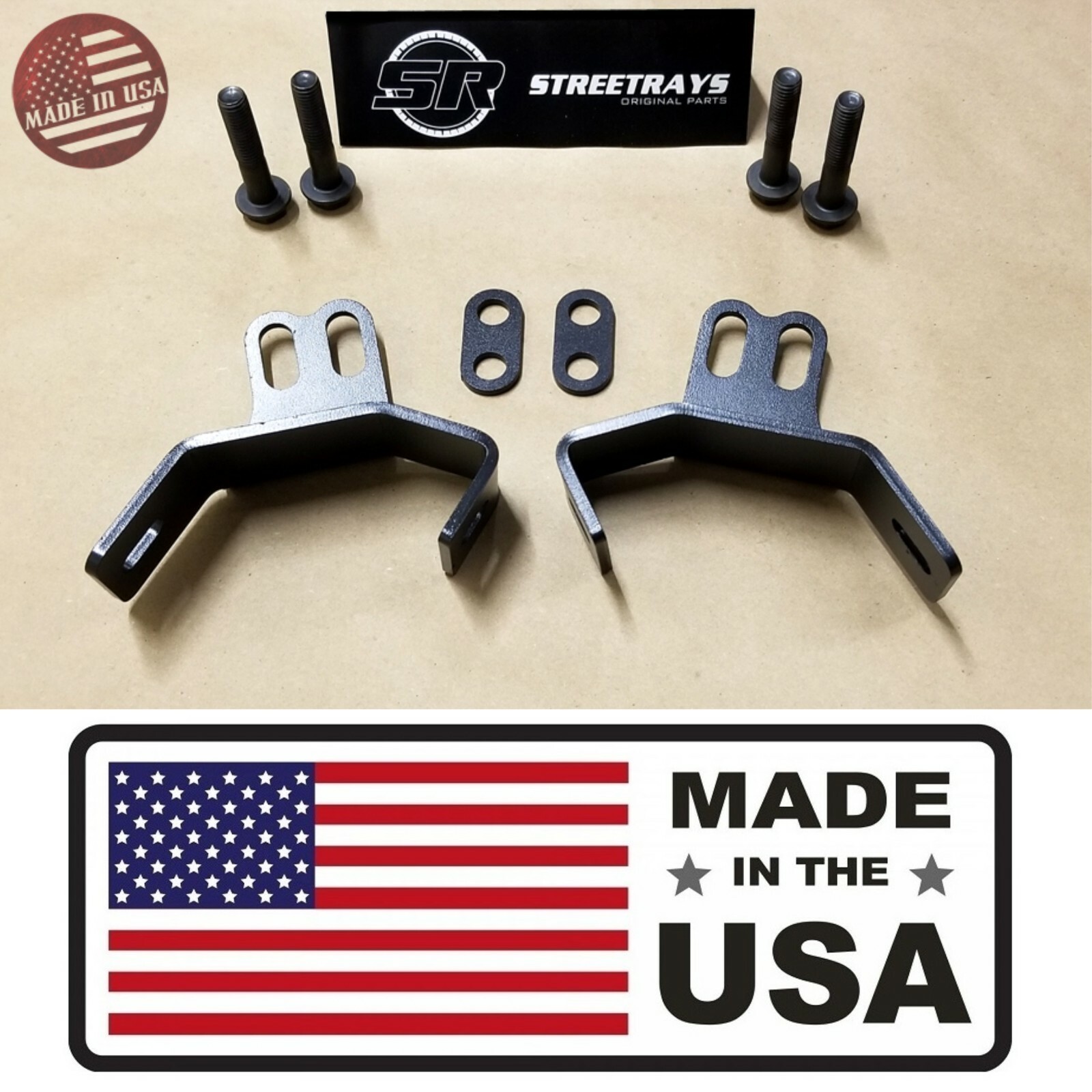 [SR] A Pillar Dual LED Light Pod Mount bracket 14-up Polaris RZR XP 900 570 800