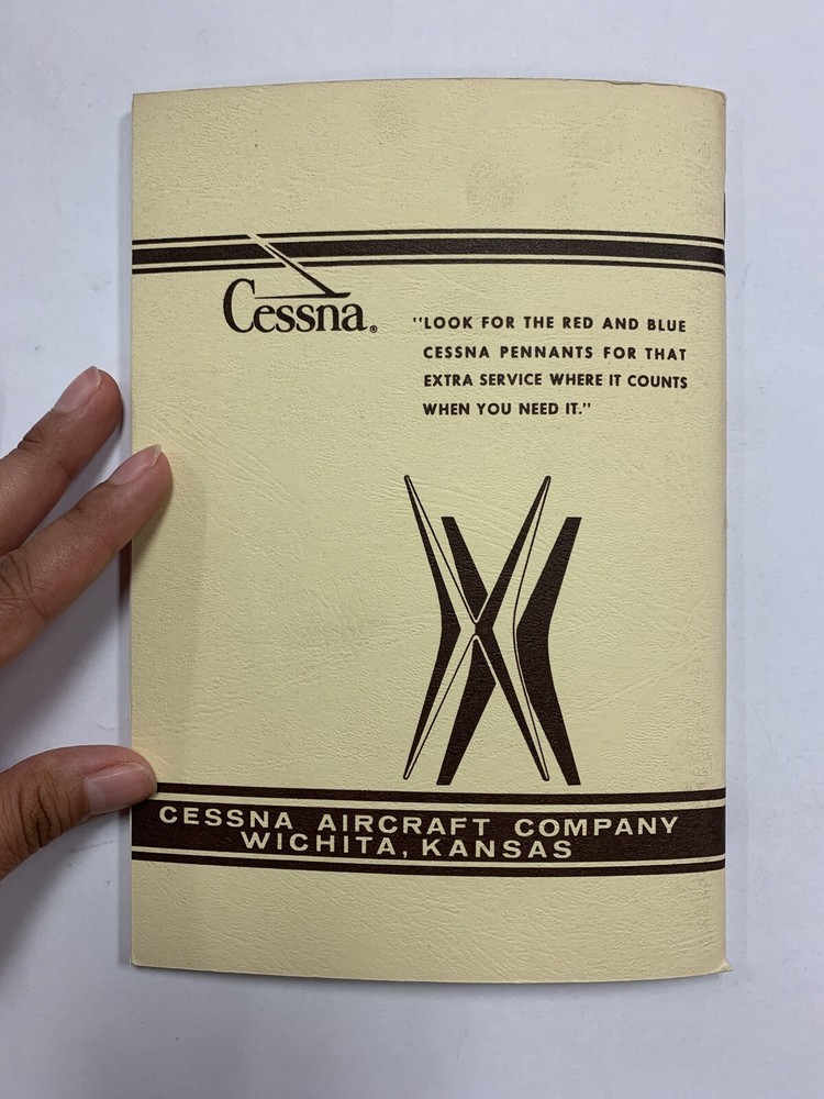 Cessna 185 Skywagon 1961 Owner's Manual - Original
