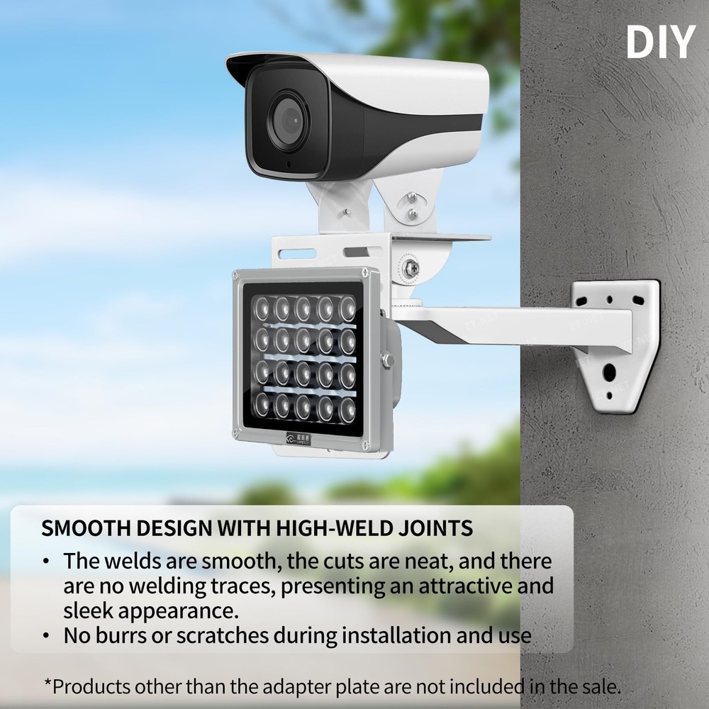 CCTV Mount Bracket LShape Security Plate Universal Wall Ceiling Mounting