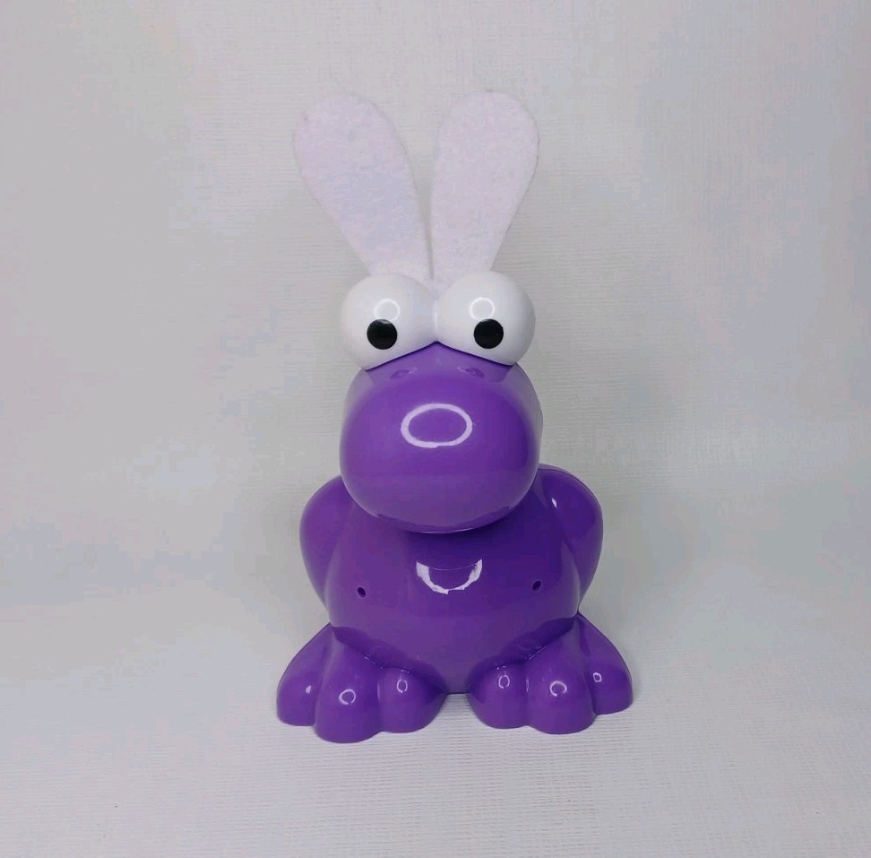 Big Nerds Purple Plastic Nerd Container Easter Bunny Felt Ears