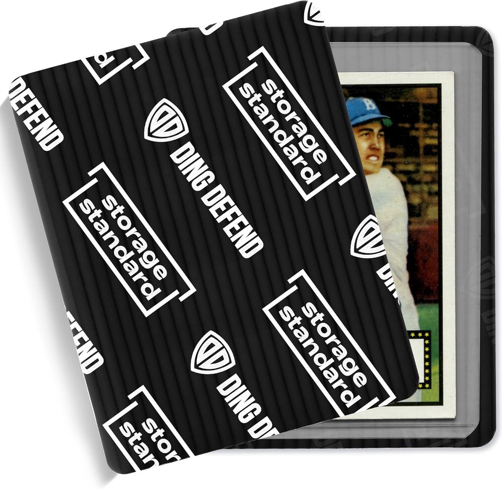 Ding Defend 110-Pack Trading Card Protector Shipping - 3.5 X 4.5 Inch Black