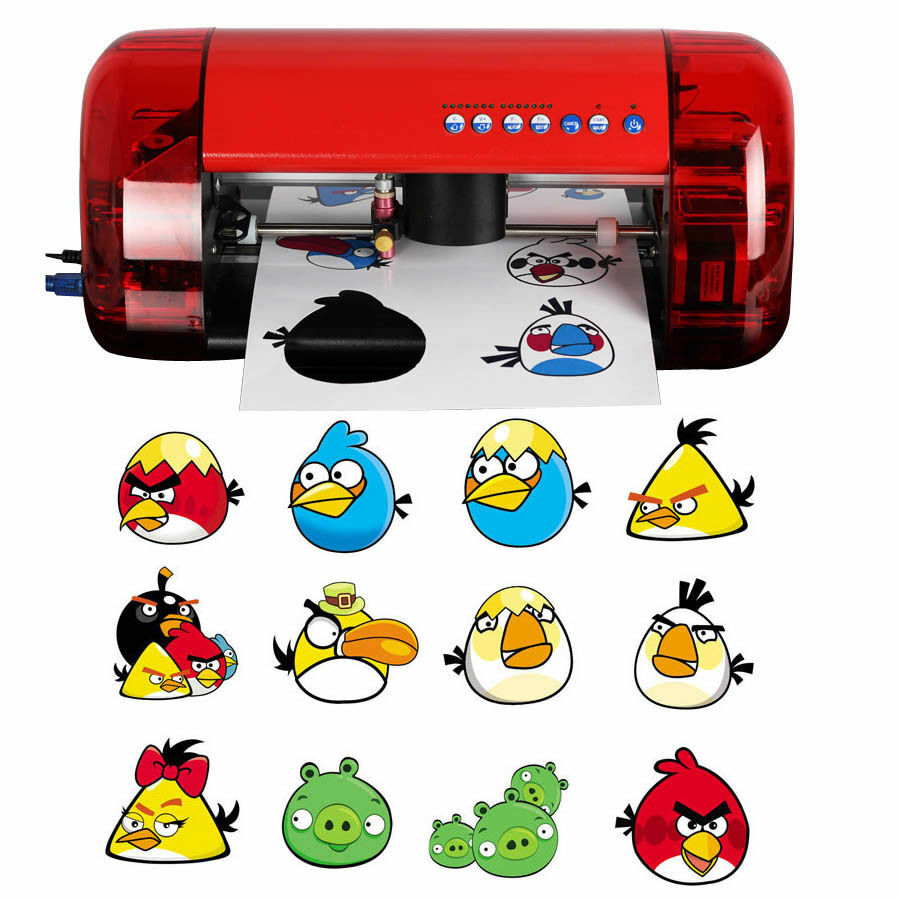 A3 Stickers Cutter Vinyl Cutter Plotter Cutting Machine Contour Cut Function New