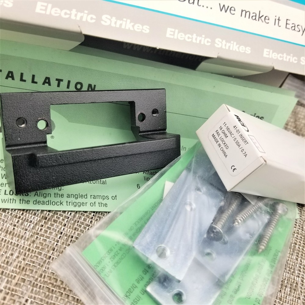 RCI A41 11-16VAC Fail Locked Electrical Strike Component 4 Series Mod Program