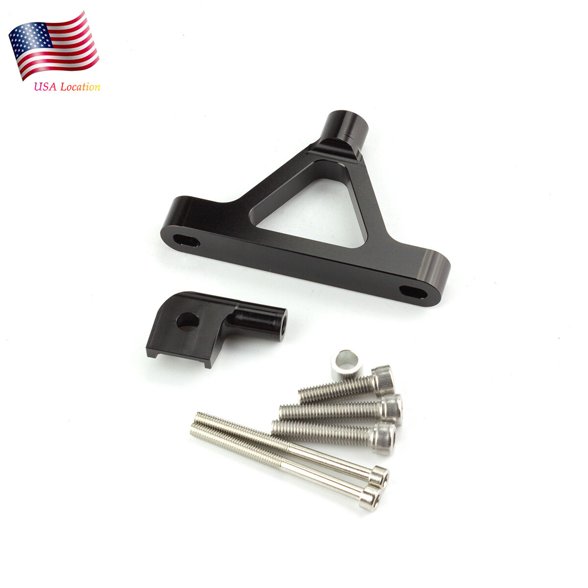For Ninja ZX10R 2004-2005 Steering Damper Stabilizer Bracket Mount Holder CNC