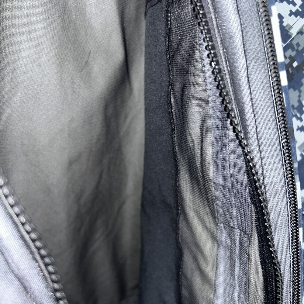 US Navy Working Parka Digital Camo Jacket Size Small X-Long