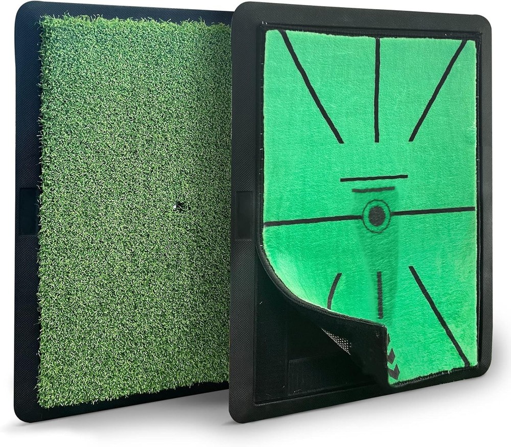 Golf Hitting Mat, Precision Pro Swing Mat for Path Feedback, Golf Training Ch...