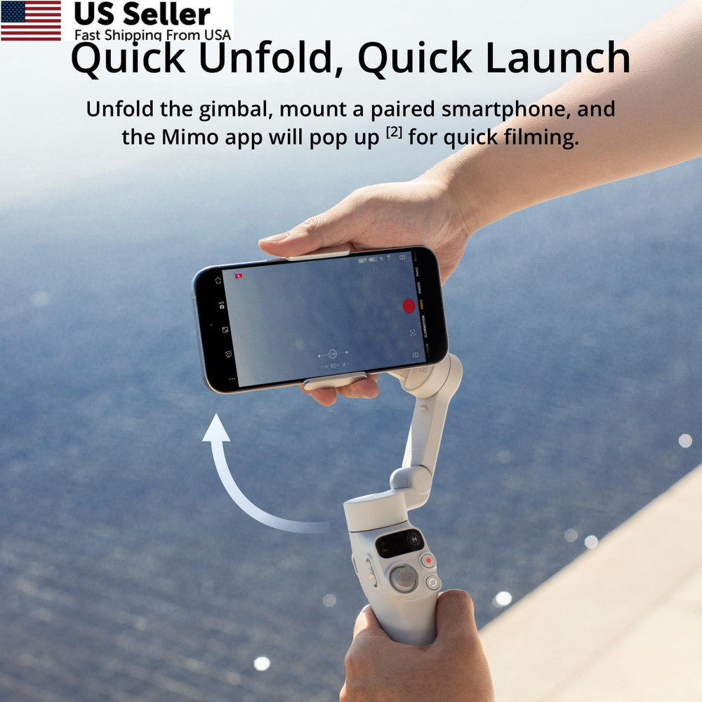 DJI Osmo Mobile 7 Gimbal Stabilizer for iPhone, Android, Built-in gray