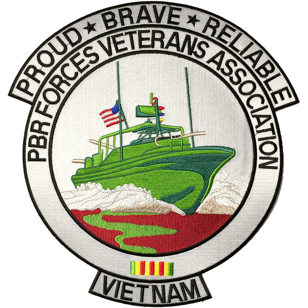 PBR Forces Veterans Association Large Jacket Back Patch