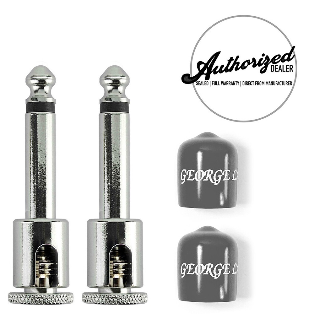2 Pack | George L's .155 Right Angle Plug & Jacket Gray Kit